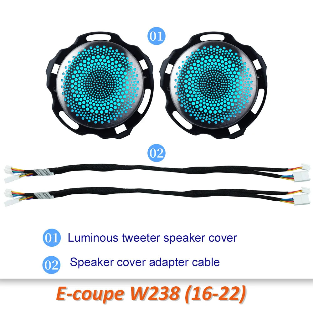 For Mercedes Benz C E-Coupe W238 W205 Horn Audio Trim Glow Cover