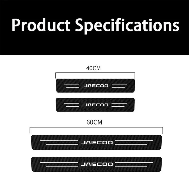 For Chery Jaecoo J7 J8 2023 5PCS Stickers Jaecoo Threshold Strip