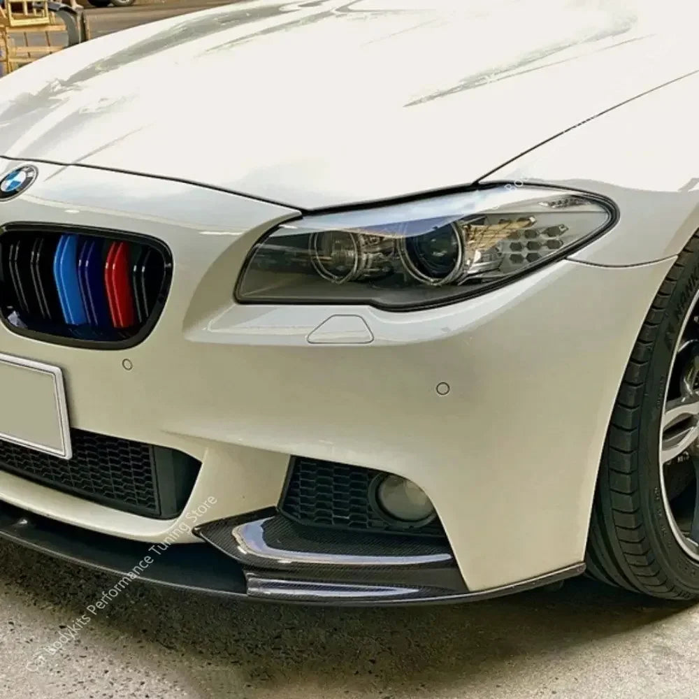 For BMW F10 F11 Mp Style Front Bumper Lip Splitter Diffuser 530I