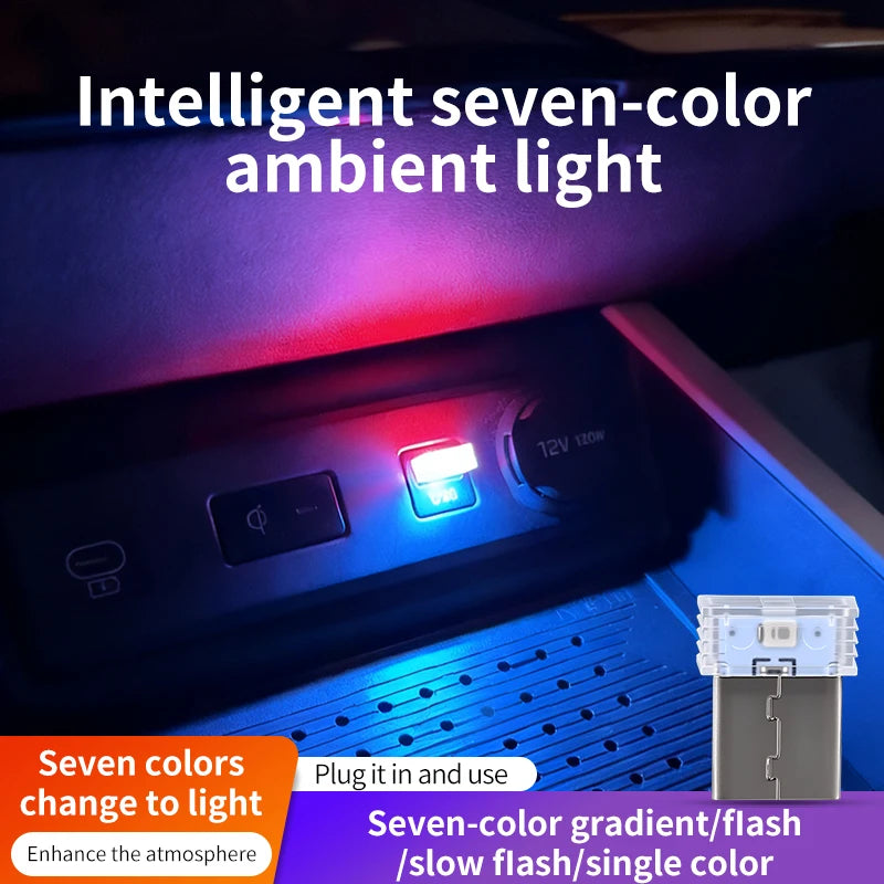 USB Interior Atmosphere Lighting Wireless Colorful Touch