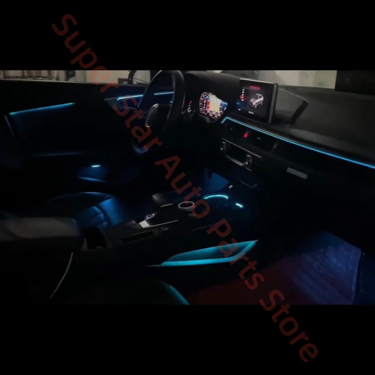 For Audi A4 A4L A5 2017+ Ambient Interior Lighting Upgrade
