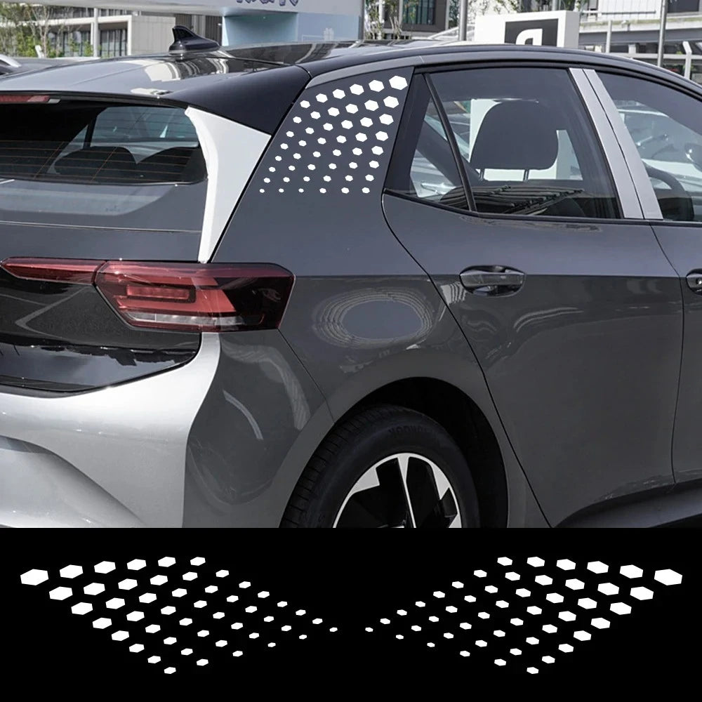 For Volkswagen VW ID.3 ID3 Gtx 2PCS Body C Pillar Stickers Dots