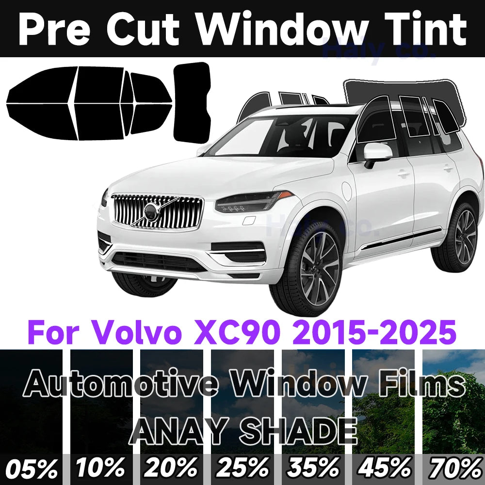 For Volvo XC90 2015-2025 Sun Uv Precut Window Tint Block Heat