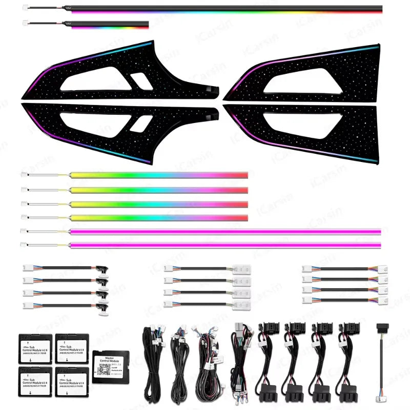 For Audi Q7 4M 2016-2019 Facelit Colors Dynamic Ambient