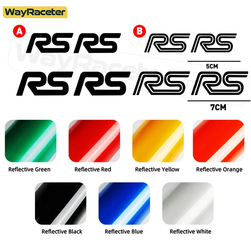For Ford Rs Focus MK2 MK3 Brake Caliper Sticker Hi Temp