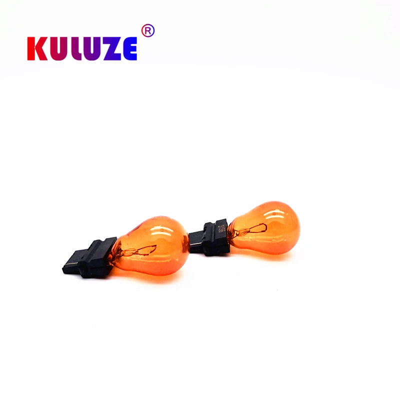 2PCS 3156 12v21w 3157 5W Amber External Turn Signal