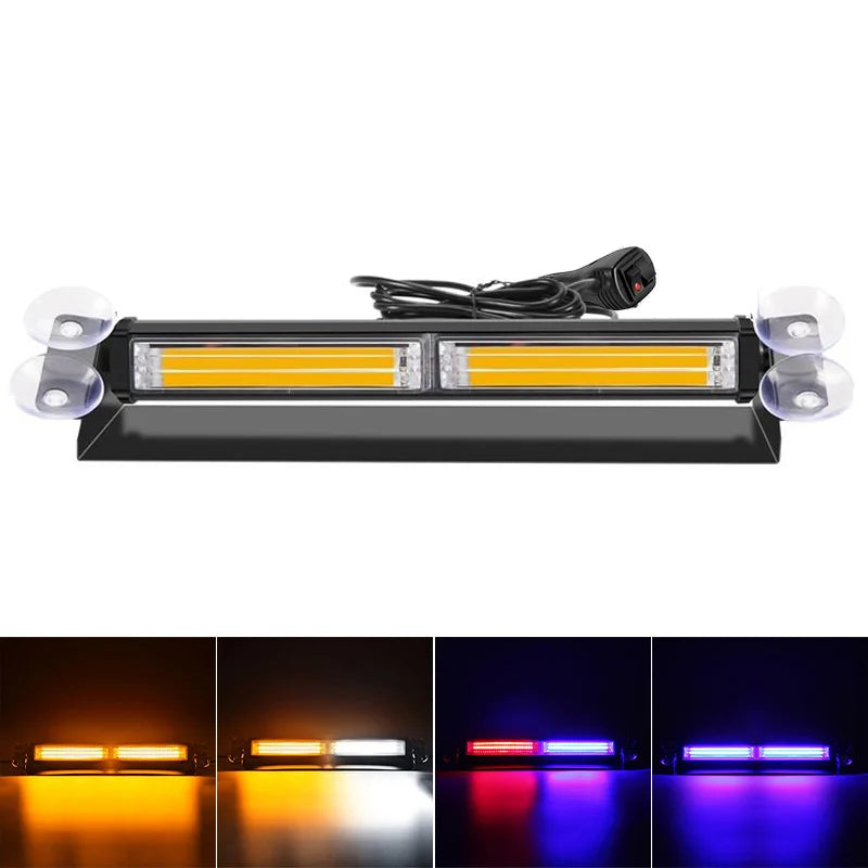 Strobe Flasher Windshield Day Running Flashing Warning Signal