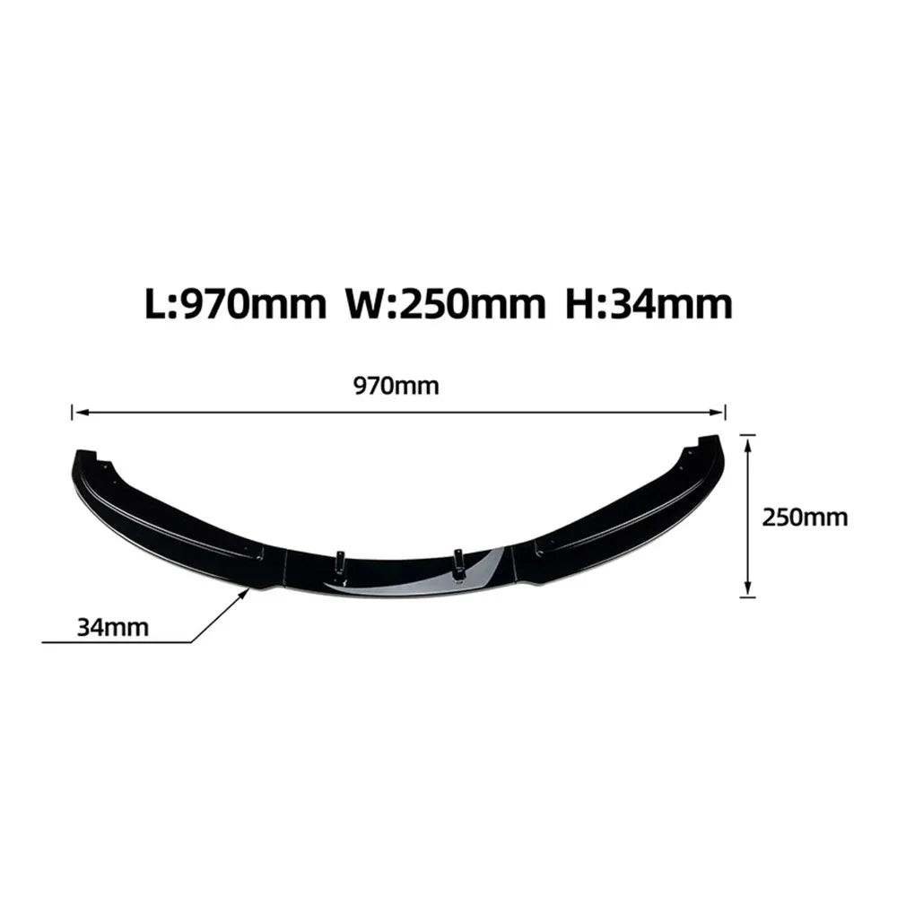 For BMW 3 Serie 2005-2008 E90 ABS Front Bumper Lip Spoiler