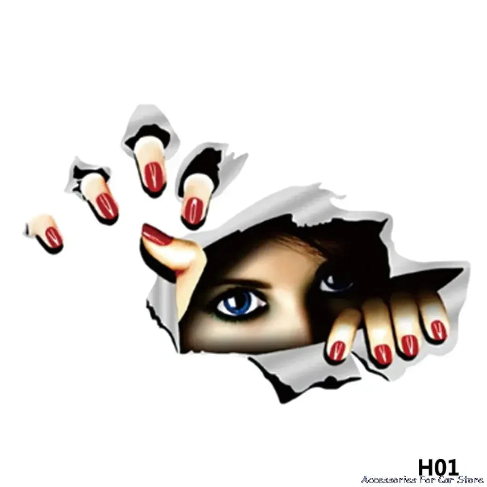 For Home Motorcycle Anti Scratch Decals 3D Creative Sticker