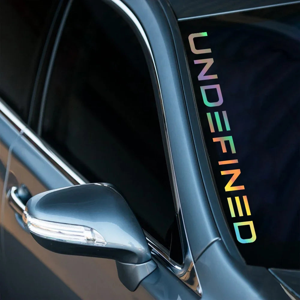 Four Sizes Undefined Stickers Body Window Windshield Bumper