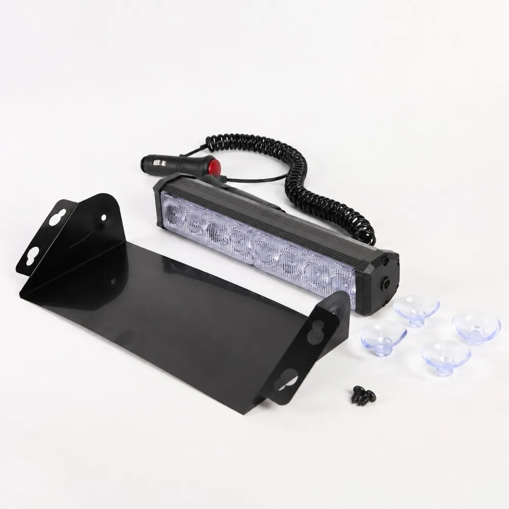 Strobe Blue Red Flashing Modes Warning Suction Cup Mount