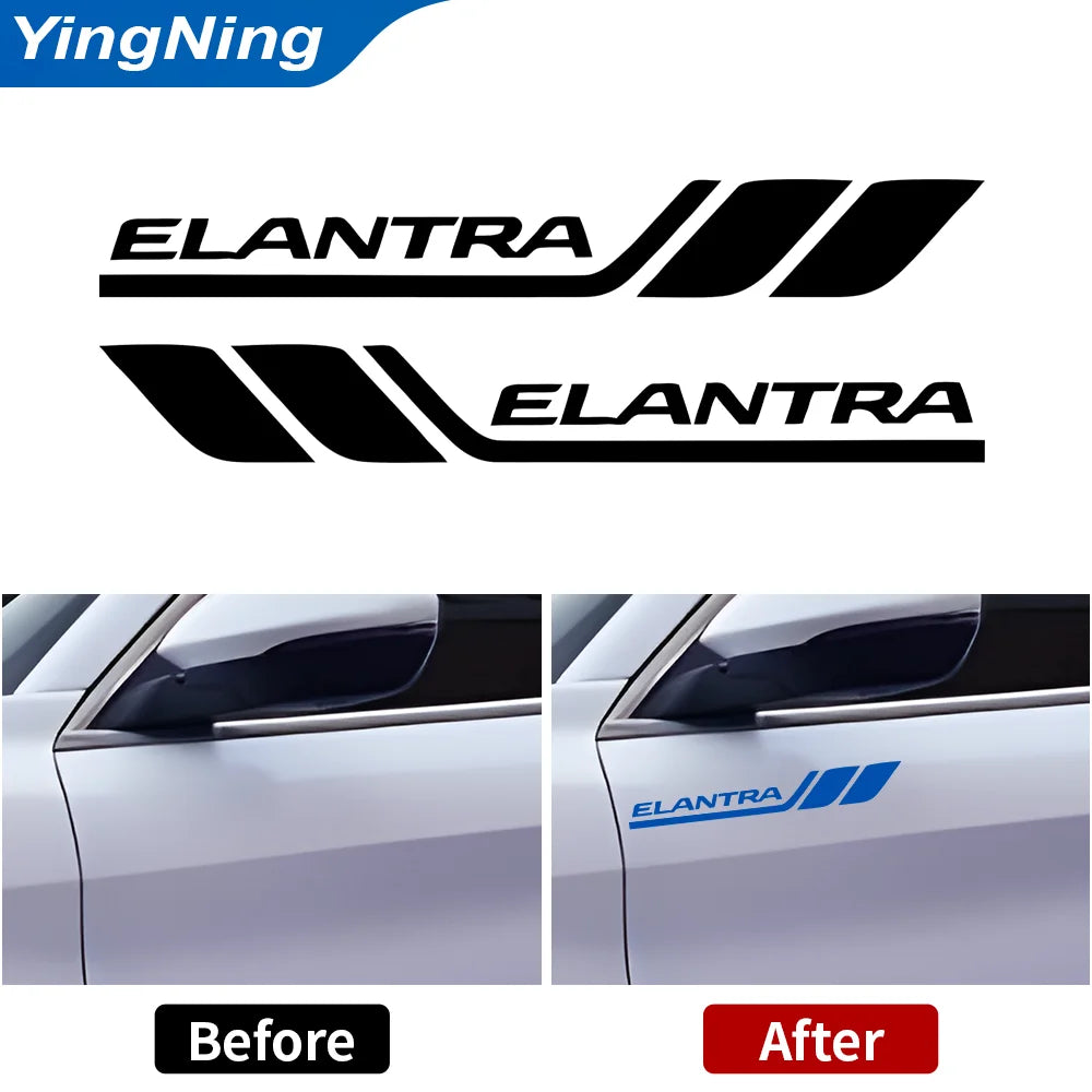 For Hyundai Elantra Auto Accessories 2PCS Side Reflective