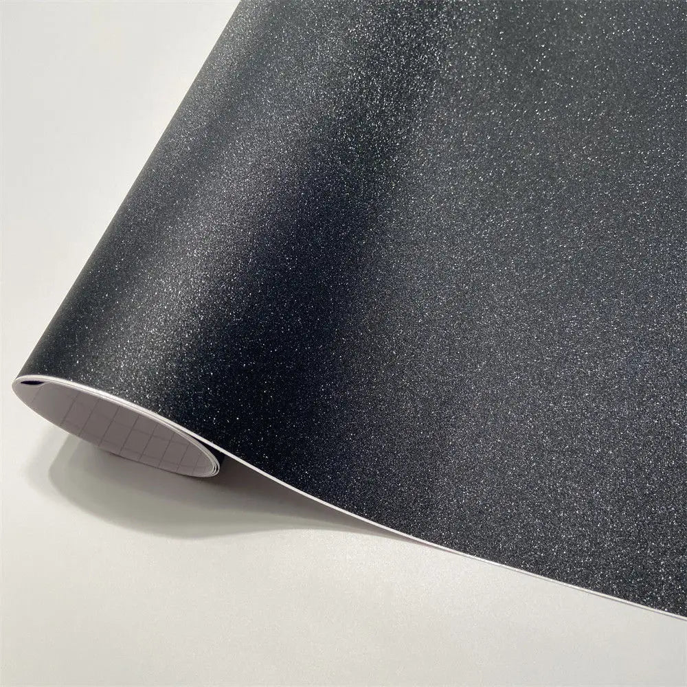 Diamond Sparkle Sandy Vinyl Wrap Film Leather Crocodile Wrapping