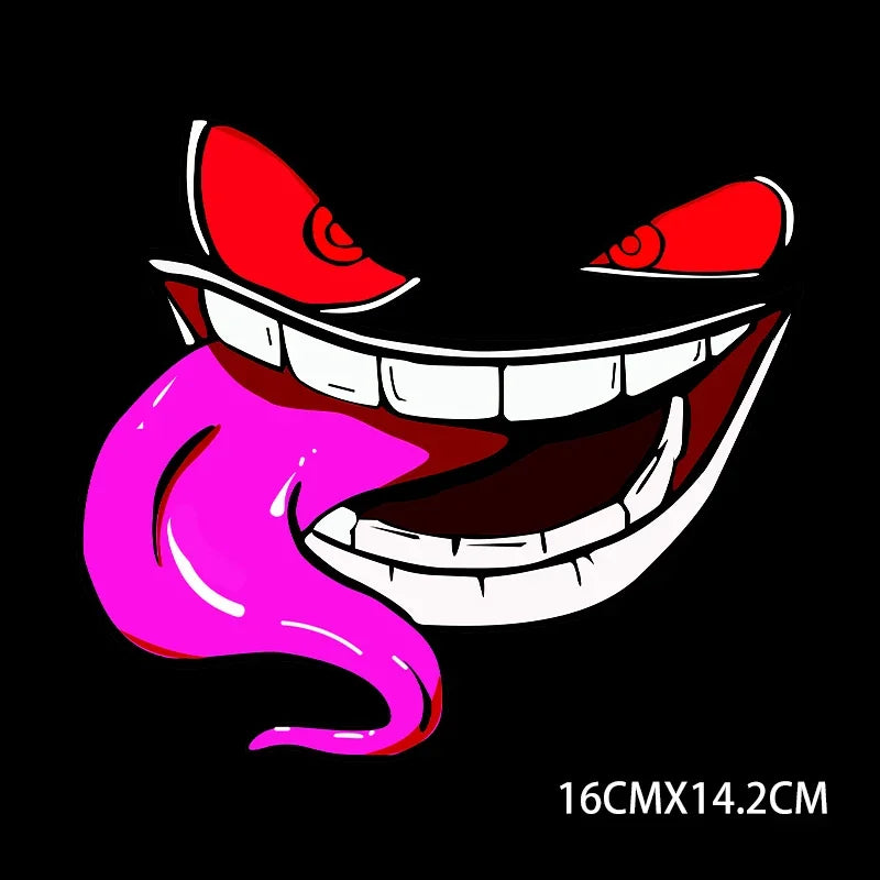 Funny Fun Stickers Devil Sticker Reflective Waterproof Decal