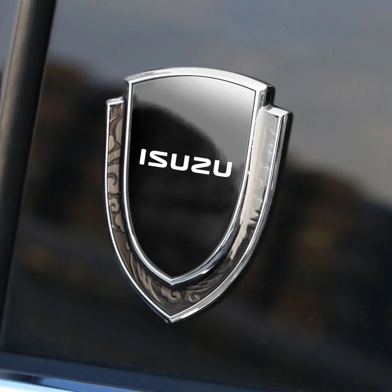For Isuzu D-MAX D Max Dmax Metal Shield Emblem Side Fender Body