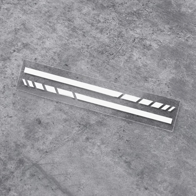 Horizontal Stripe Sticker Removable Waterproof Window Body Pvc