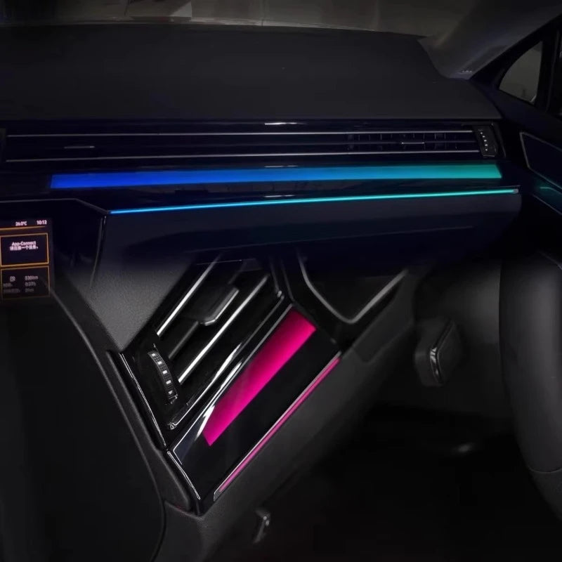 For B8 2017-2023 Interior Color Symphony Ambient Lighting