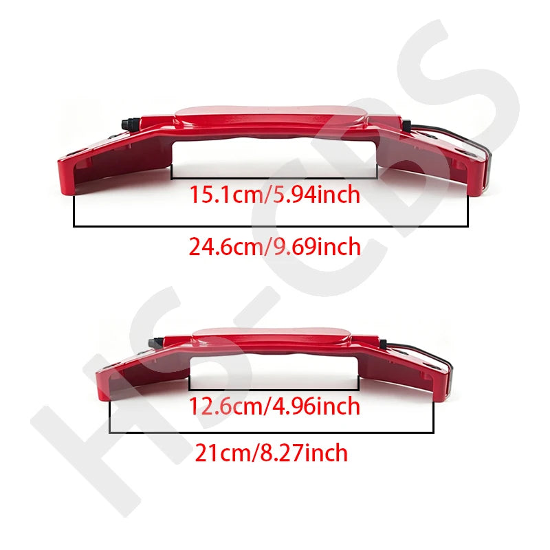 For Audi BMW Mercedes Benz VW 4PCS Metal Brake Caliper Covers