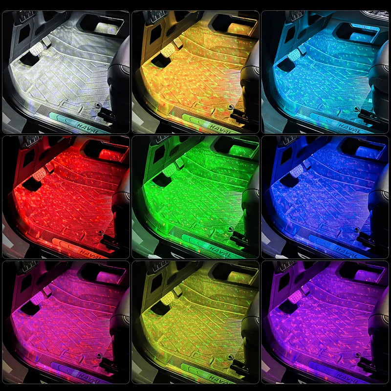 Ambient Lighting Automatic Door Opening Sensor In Colorful Voice