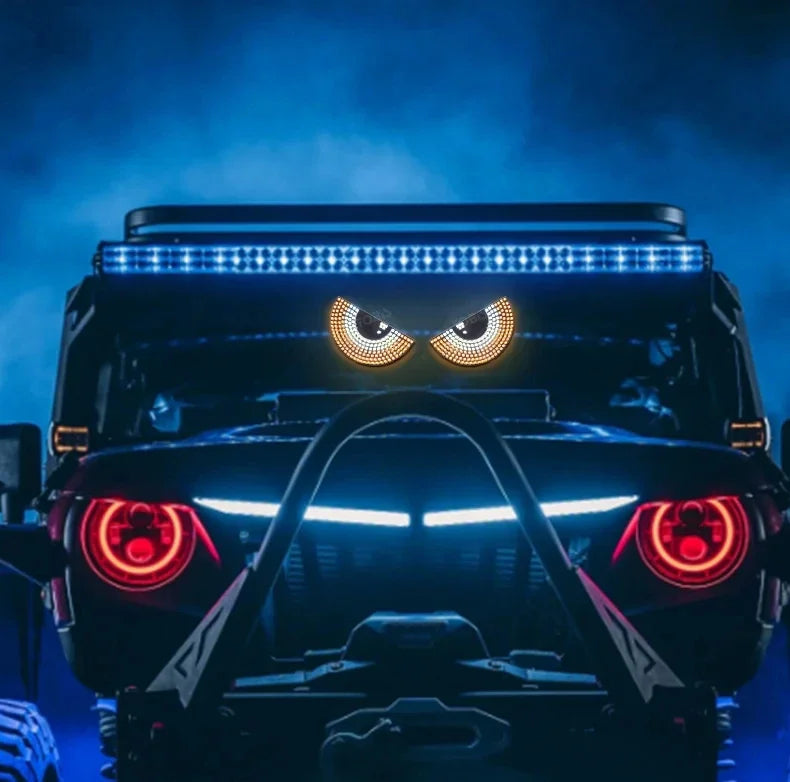Dynamic Devil S Eye Decor Front Rear Windshield 5V