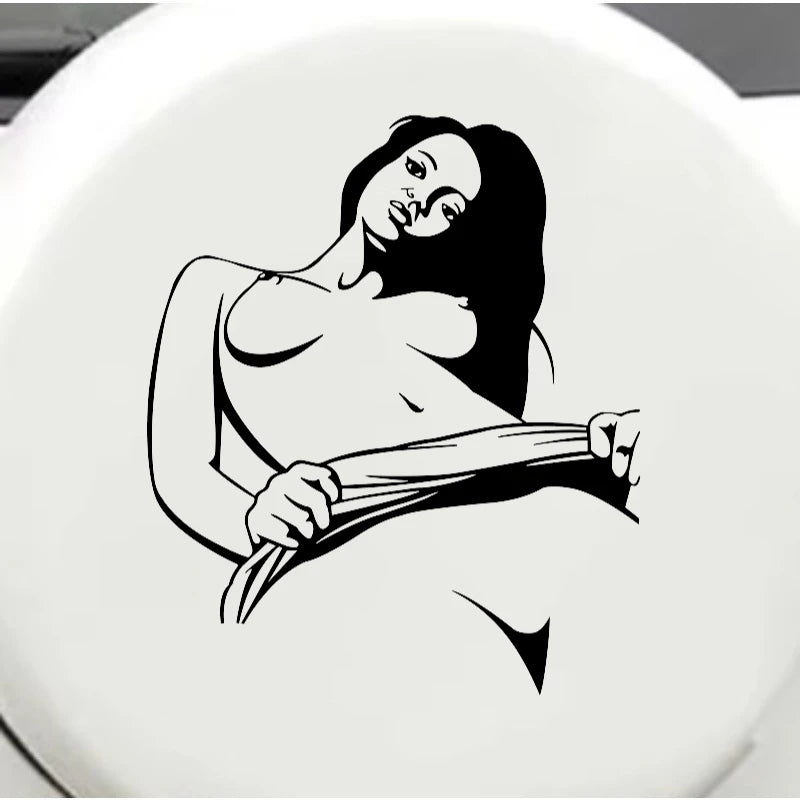 Sticker Lady Devil Angel Girl Funny Stickers Body Window