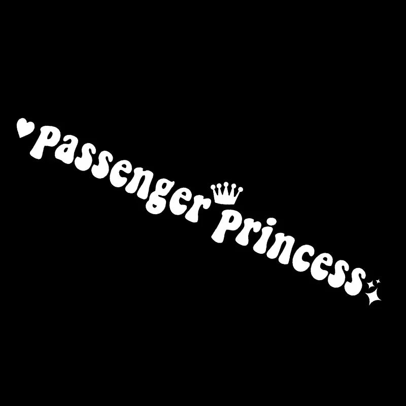 Sticker Passenger Princess Funny Creative Stickers Rearview