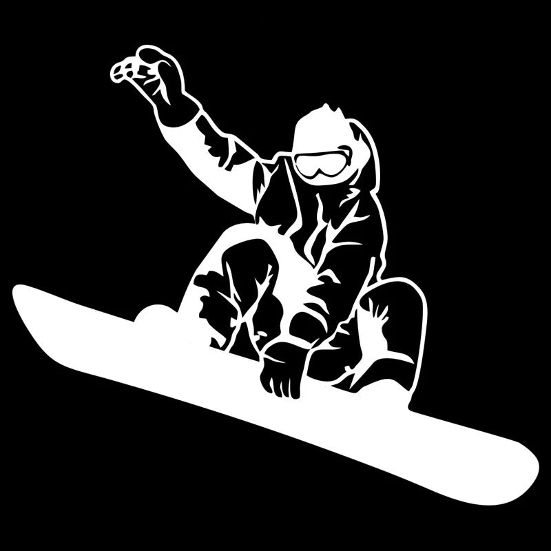 Lykx Various Sizes Sticker Snowboard Decal Waterproof Stickers On