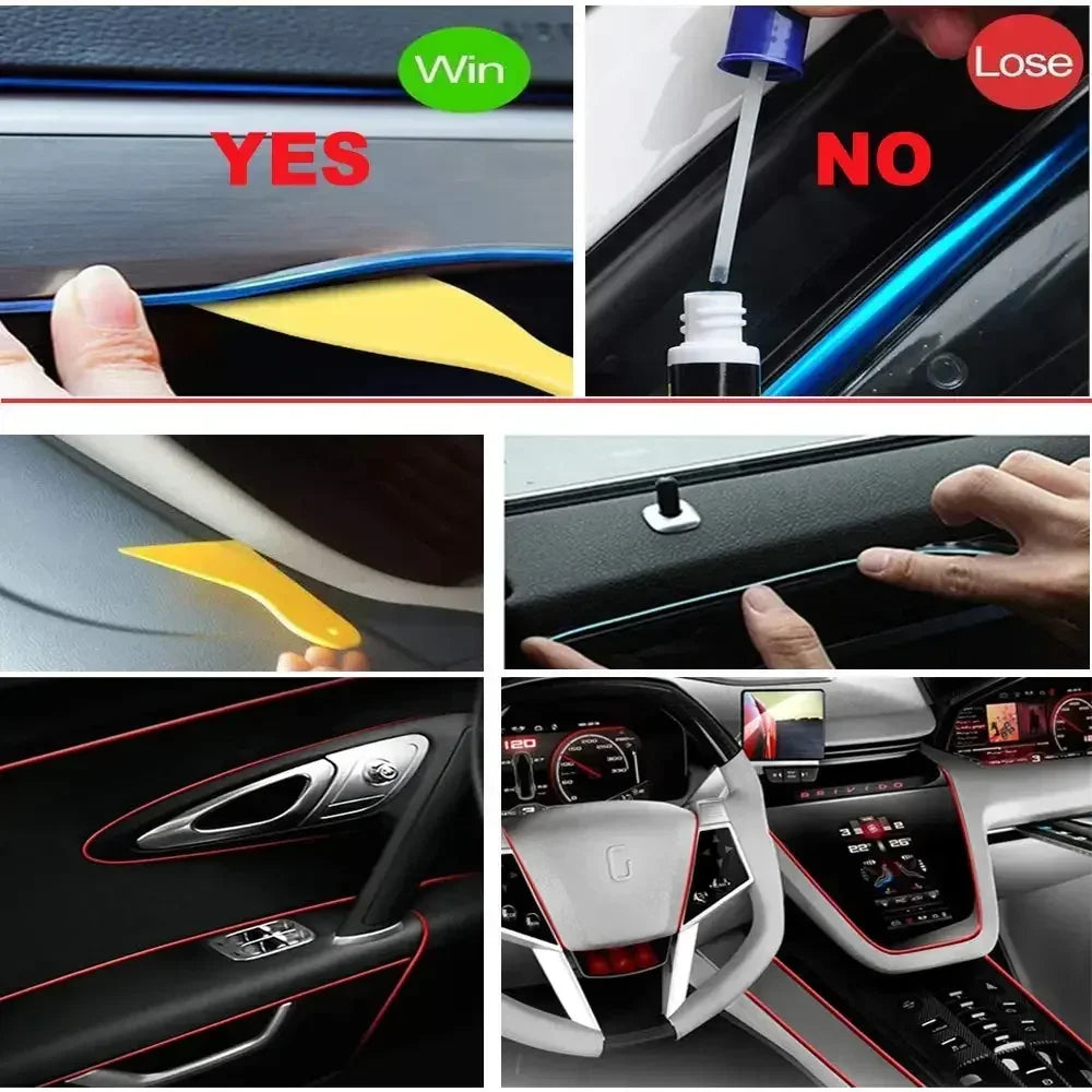 1-5m Interior Strip Atmosphere USB El Wiring Decor