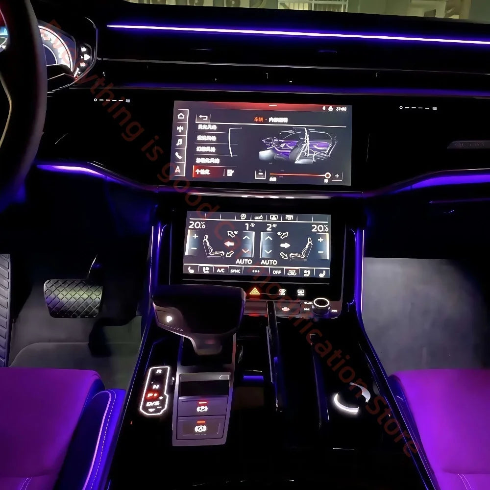 For Audi A8 A8L LED Ambient Interior Lighting Upgrade Atmosphere