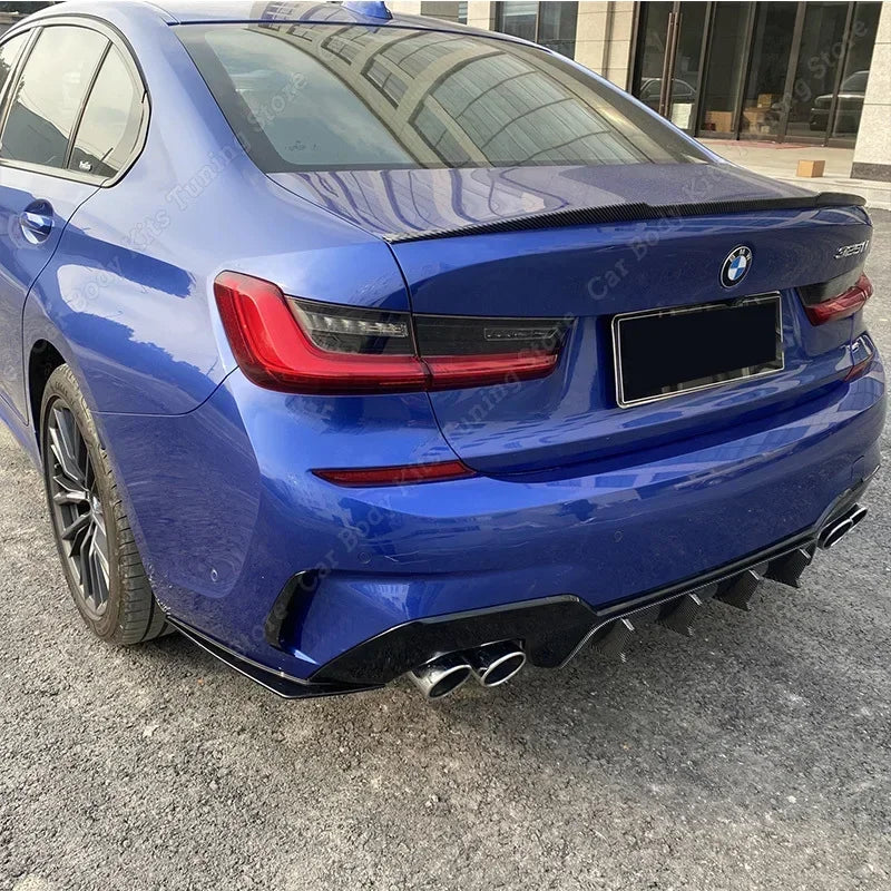 For BMW G20 3 Series G28 Rear Bumper Lip Splitter Diffuser