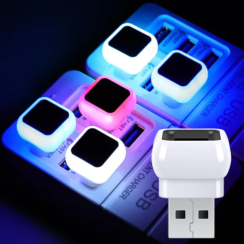 MINI USB Atmosphere Lamps Interior Lighting Ambient 5V Plug