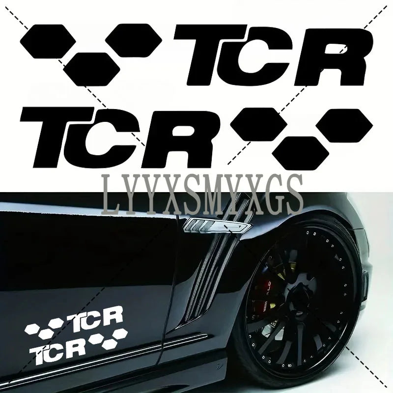 Personality self-adhesive Tcr Sticker Rear Window Bumper