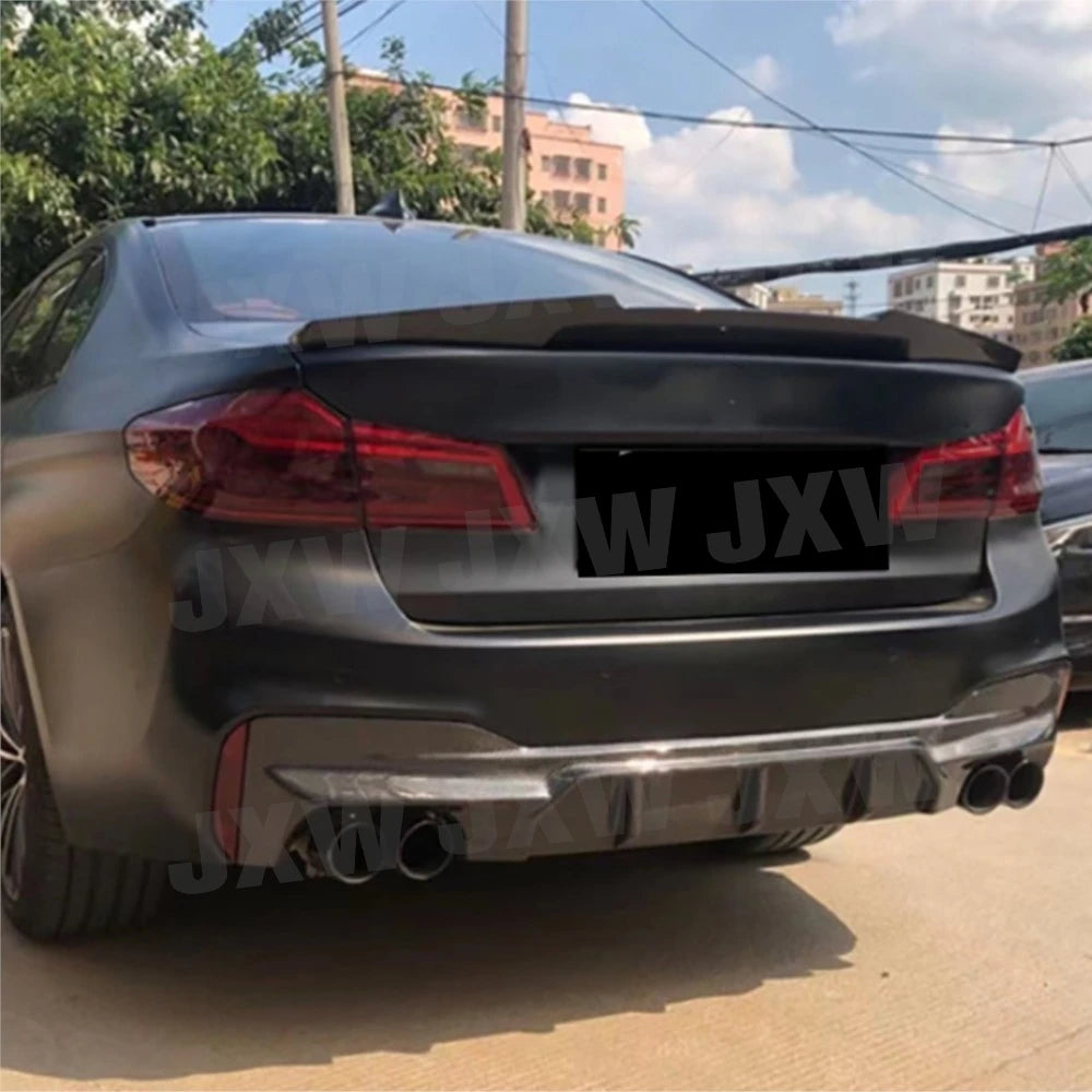 For BMW 5 Series G30 G38 Jxwancf Dry Carbon Fiber Rear Bumper