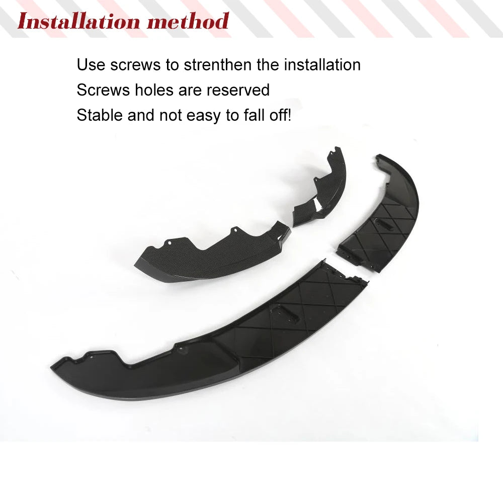For BMW 4 Series F32 F33 Front Bumper Lip F36 M Sport 2014-2019