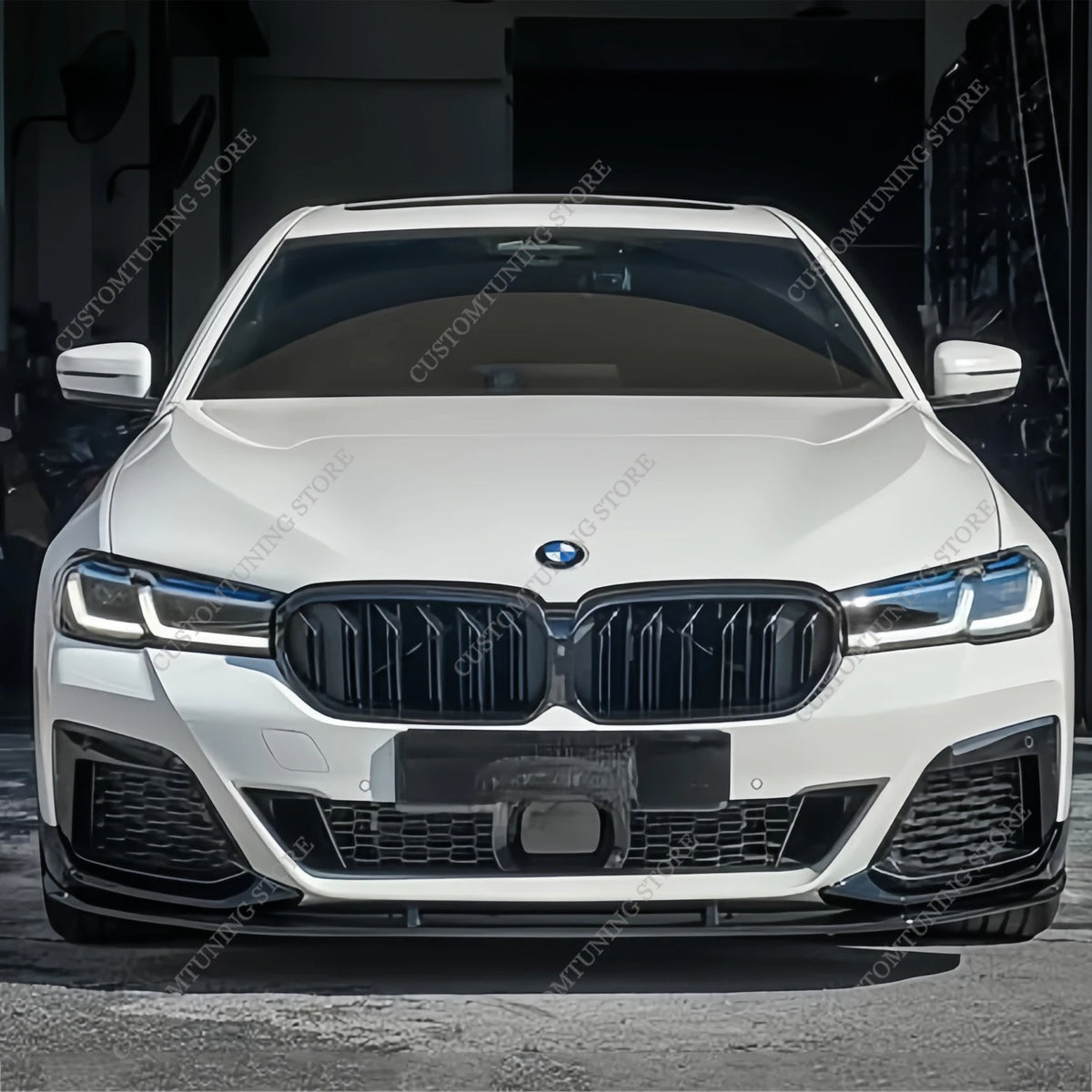 For BMW G30 G31 Lci M Sport Mp Front Bumper Lip Spoiler Splitter