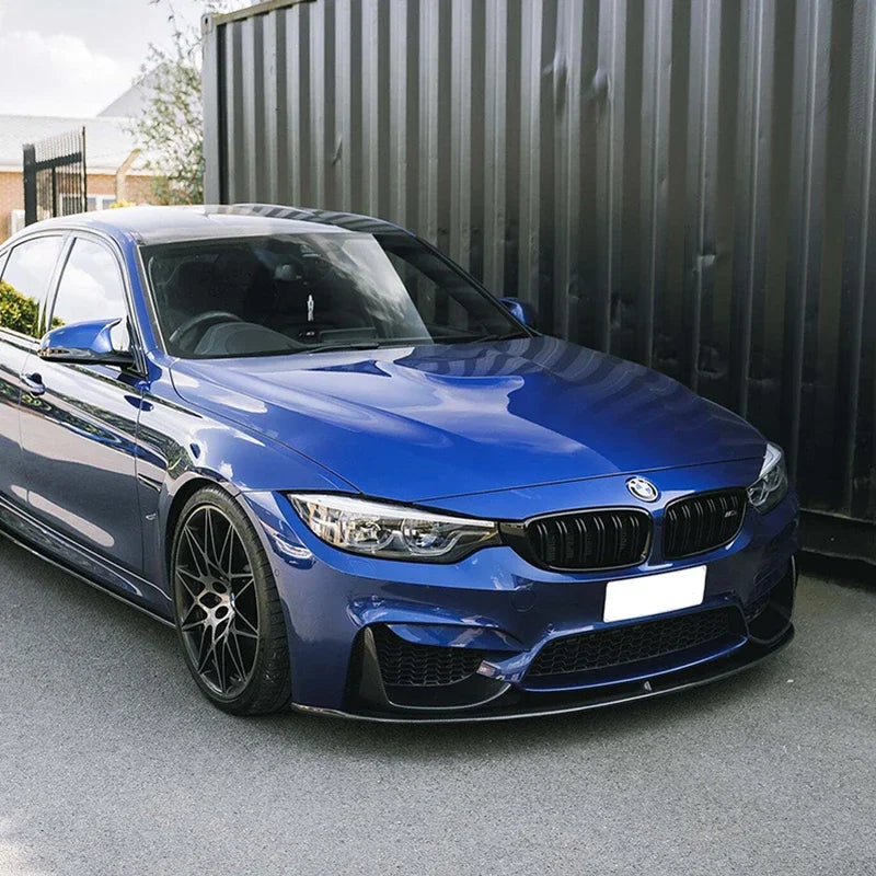 For BMW 3 Series F30 Look 4PCS 2012 2018 M3 Front Lip Bumper