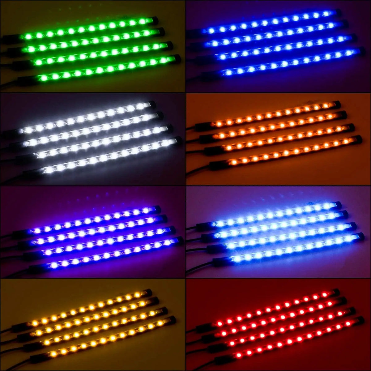 Nilight tr-06 4PCS 48 Interior Dc 12V Multicolor Music
