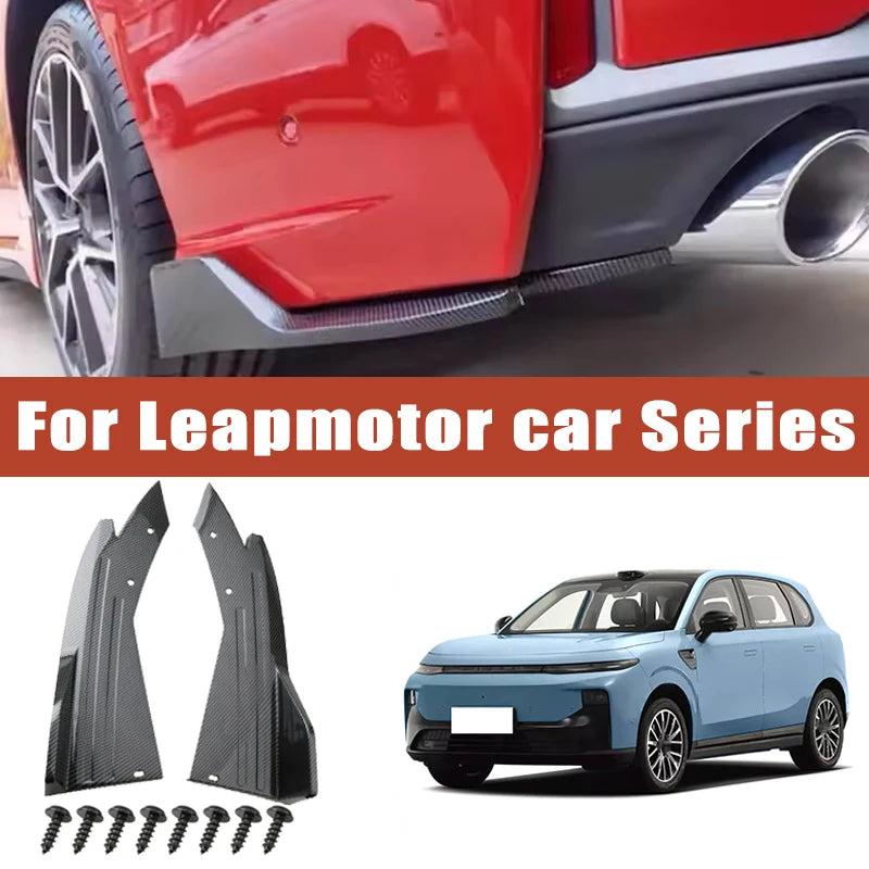 For Leapmotor T03 S01 C11 C10 2PCS Rear Bumper Spoiler Lip