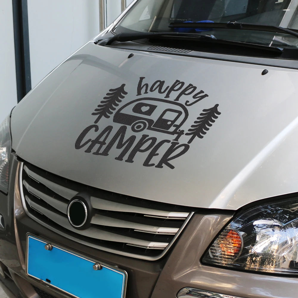 Sticker Happy Campers Decor Decal Van Camper Caravan Truck