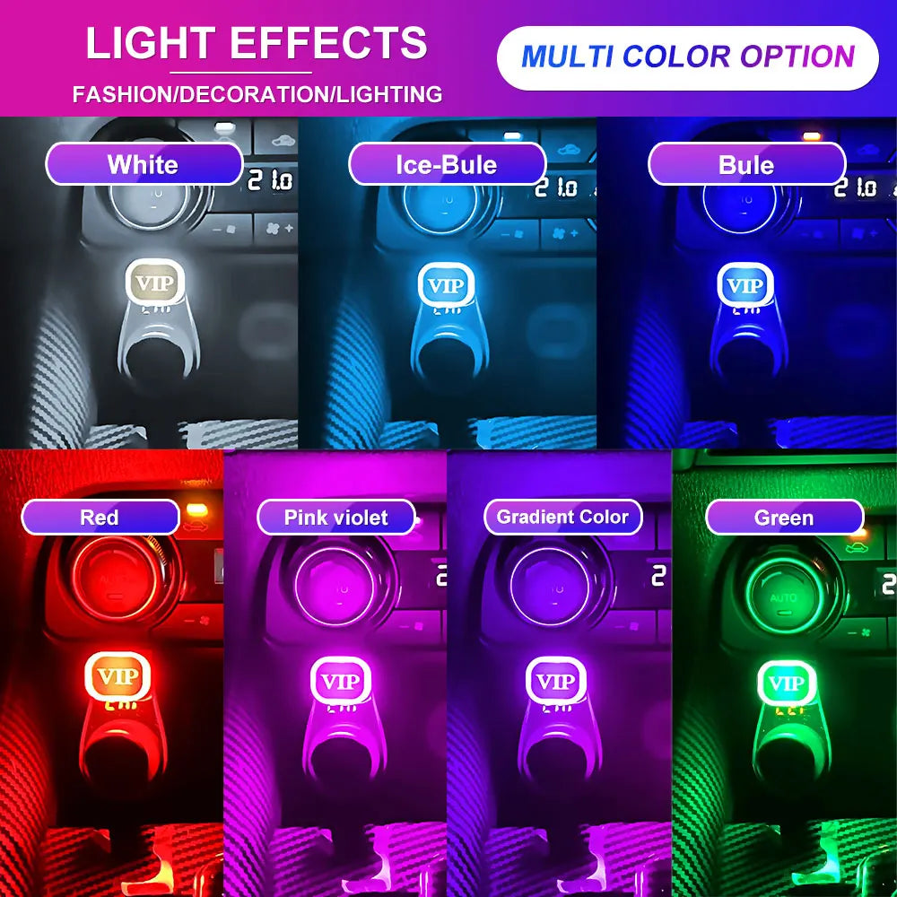 MINI USB Plug Atmosphere Emergency Lighting Mobile Power Interior