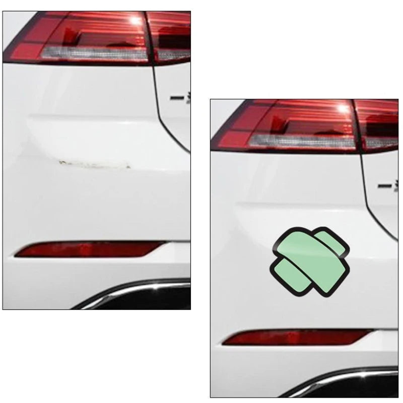 Q 10PCS Sheets Patch Cover band-aid Fuel Tank Sticker