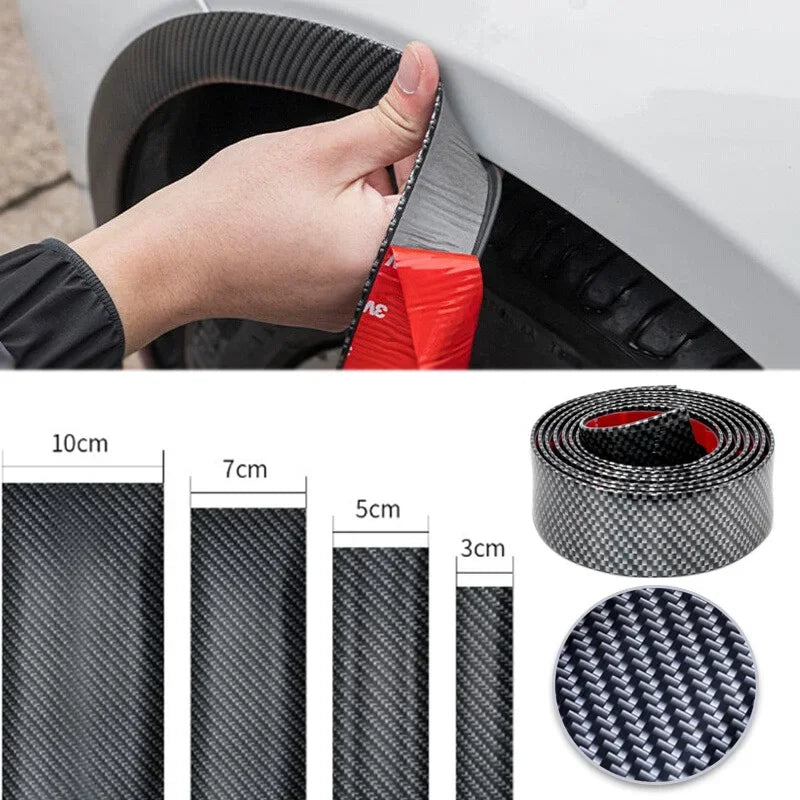 Nano Carbon Fiber Adhesive Tapes Paste Strip Door Sill