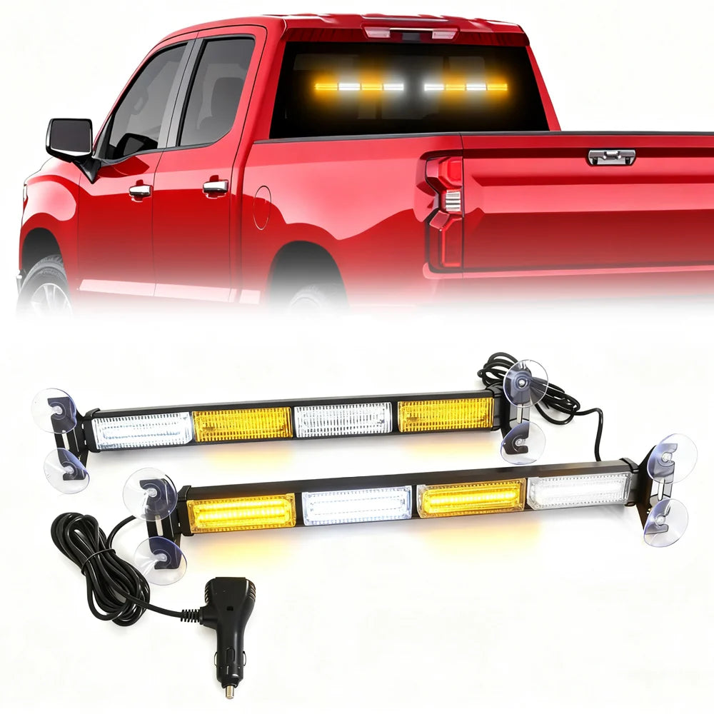 For Vehicle Emergency Strobe Traffic Advisor Bar Dash Safety