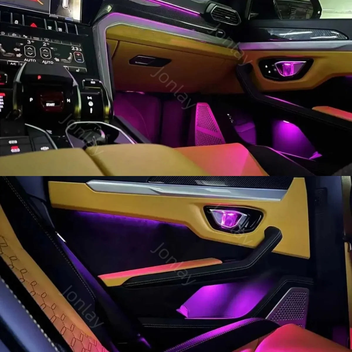 For Urus Ambient Light 2018-2023 Interior Atmosphere Trim