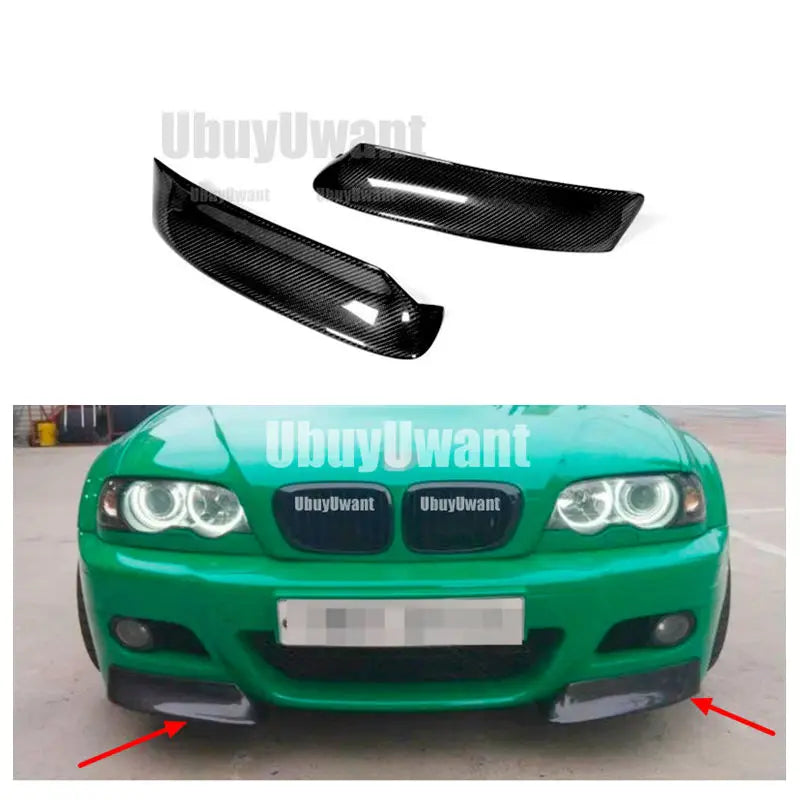 For BMW E46 1999-2006 2001 M3 Front Bumper Splitters Diffuser