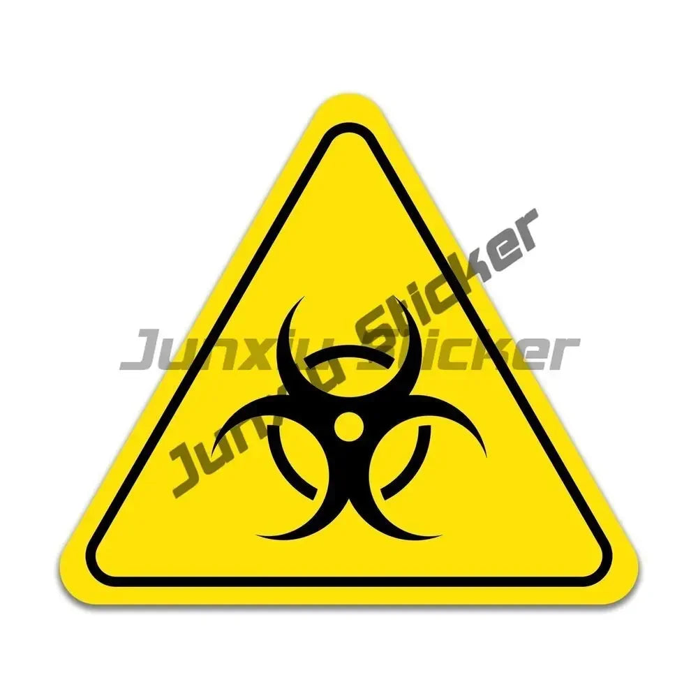 Biological Hazard Decals Biohazard Risk Warning Round Square