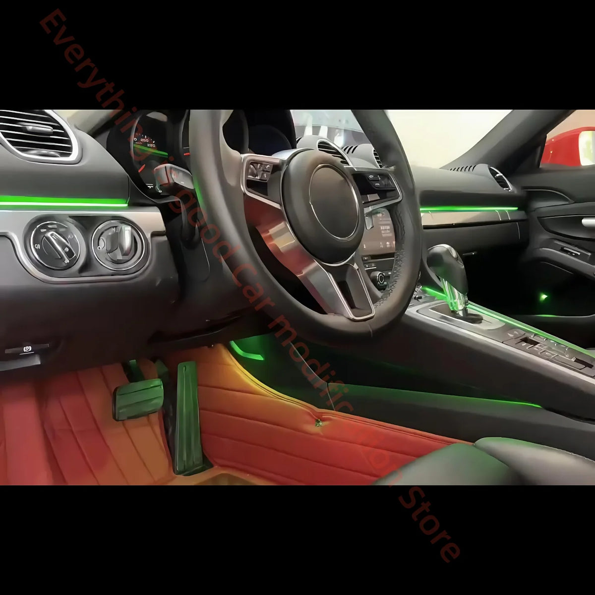 For Porsche 718 2016-2023 LED Atmosphere Fit Interior Lighting