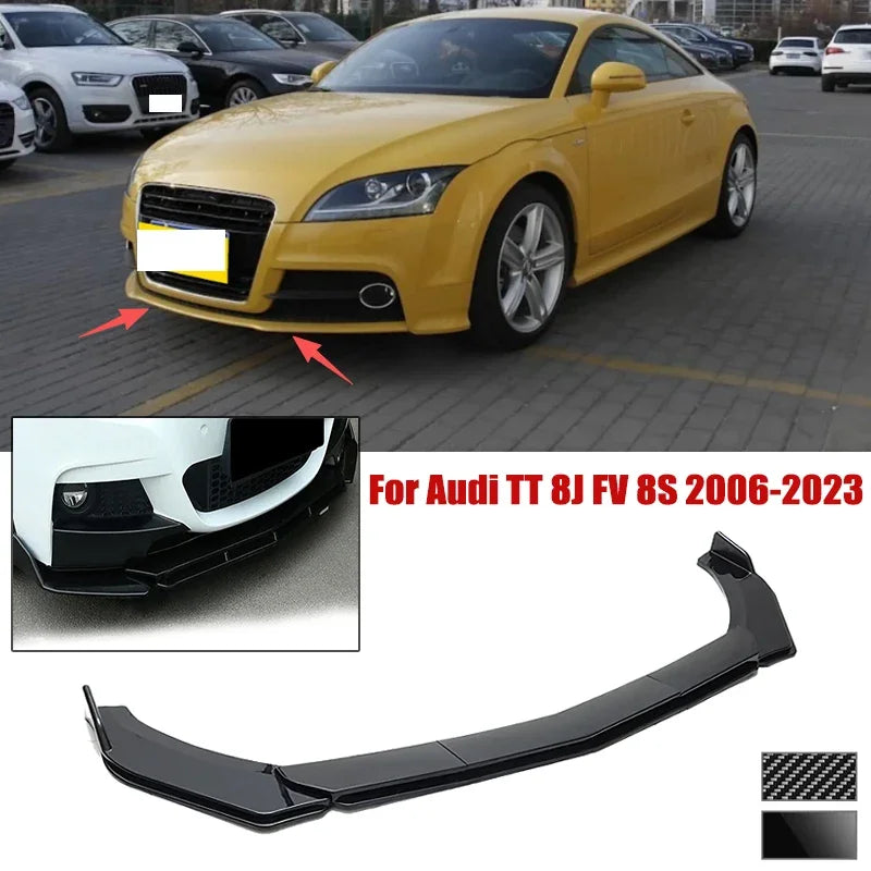 For Audi Tt 8J Fv 8S 5PCS Front Bumper Shovel 2006-2023 Spoiler