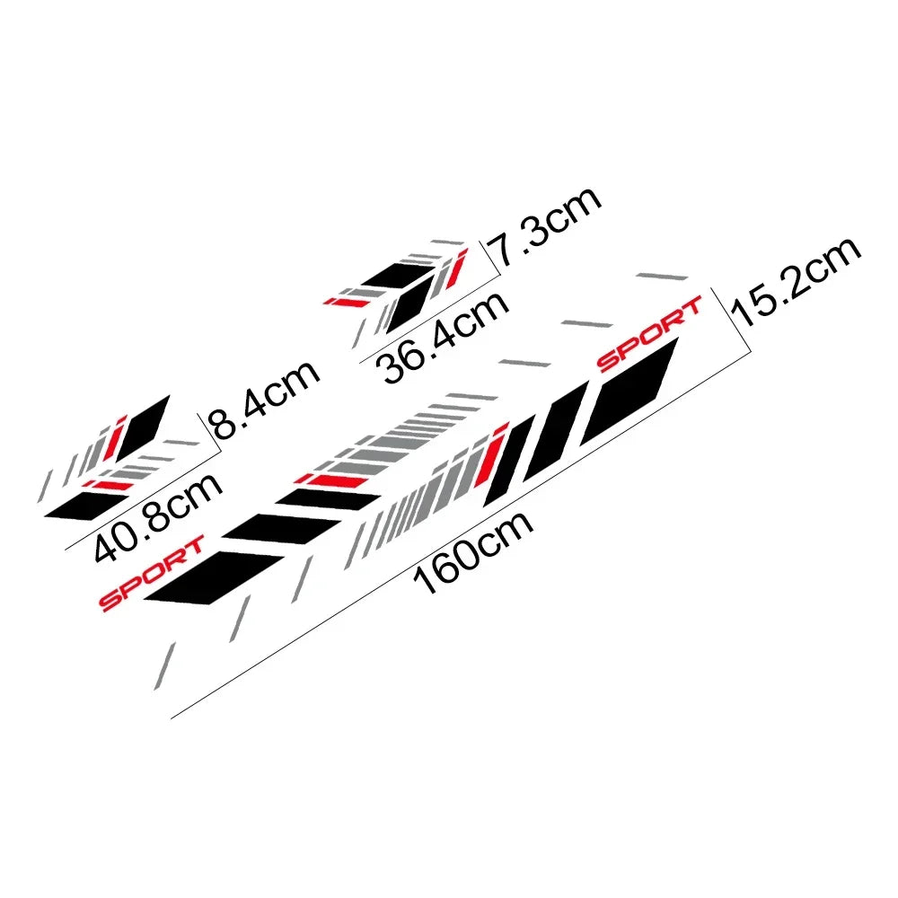 For Audi A3 8P 8V 8L Side Door Sticker Sport Trim Exterior 8Y