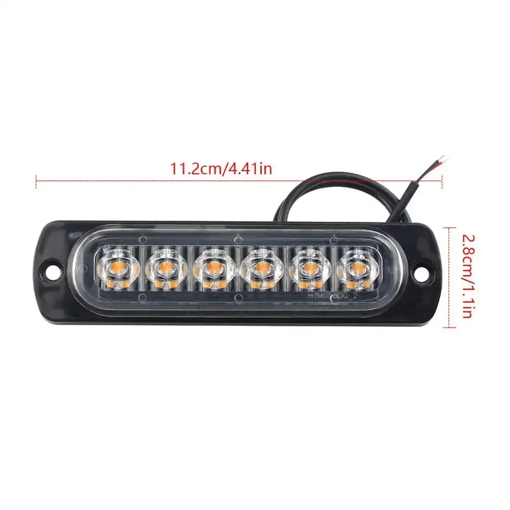 Grille Emergency 6LED Warn Truck 12V 24V